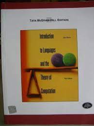 Introduction to Languages and the Theory of Computation. 3rd ed. International ed. - Softcover